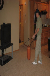 Image Of Carpet Cleaner Applying Protective Coating